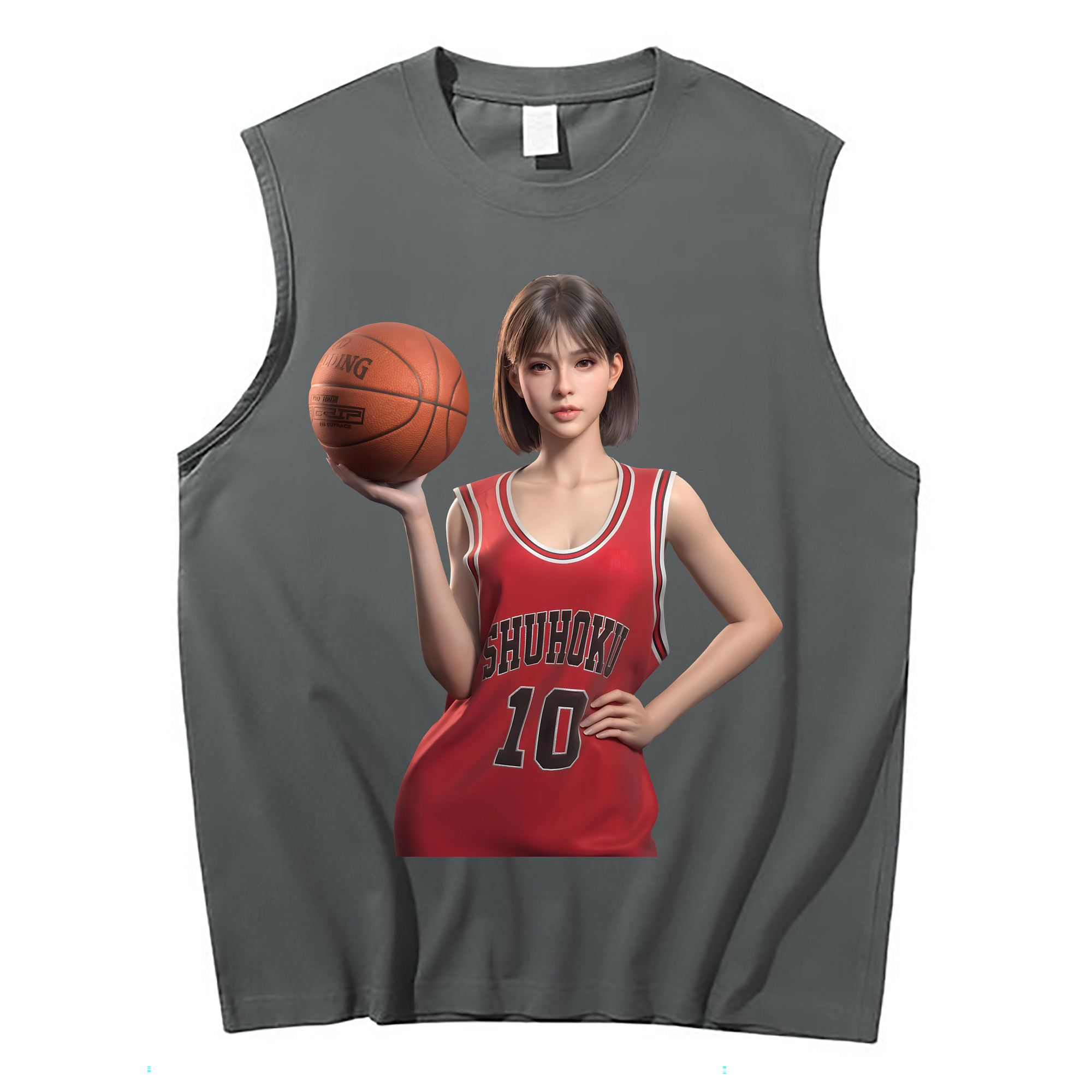 （画像用） SLAM DUNK／スラムダンク コットン100％タンクトップ（フロントプリント）